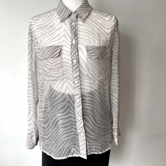Equipment blouse 100% silk - Picture 1 of 7
